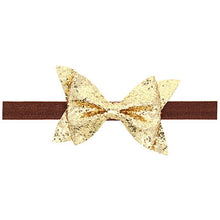 TWDVS Newborn Shiny Bow Knot Hair band Elastic Bow Headband Kids Hair Accessories Ring hair accessories W213