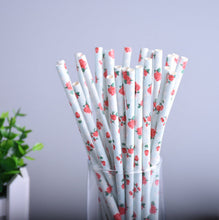 25pcs/lot 10styles blue drinking paper straws for kids birthday party wedding christmas decoration chevron drinking paper straws