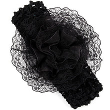 Kids Lace Flower Headband Hair Elastic Band Newbrorn Flower Hair Accessories Beautiful Wrap Band Flower Hair Accessories W097