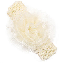 Kids Lace Flower Headband Hair Elastic Band Newbrorn Flower Hair Accessories Beautiful Wrap Band Flower Hair Accessories W097