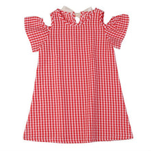 Newest Kids Girl Princess Dress Summer Striped Short Sleeve Mini Dresses Infantil Children Vestidos
