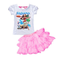 KEAIYOUHUO 2017 Tracksuit For Girls Children Clothing Sport Suit Clothes Sets Outfit Suit T-shirt+Skirt Costume For Kids Clothes