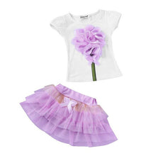 KEAIYOUHUO 2017 Tracksuit For Girls Children Clothing Sport Suit Clothes Sets Outfit Suit T-shirt+Skirt Costume For Kids Clothes
