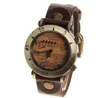 womage brand music watch women's watches leather ladies watch women watches clock saat bayan saat relogio feminino reloj mujer