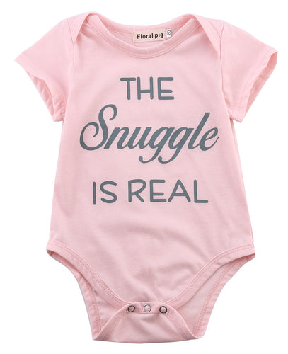 2016 Newborn Baby Girls Clothes Summer Short Sleeve Infant Toddler Kids Clothes 0-18M Baby Body Bodysuits One Pieces Pink