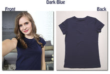 High Quality 18 Color S-3XL Plain T Shirt Women Cotton Elastic Basic T-shirts Female Casual Tops Short Sleeve T-shirt Women 002
women