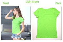 High Quality 18 Color S-3XL Plain T Shirt Women Cotton Elastic Basic T-shirts Female Casual Tops Short Sleeve T-shirt Women 002
women