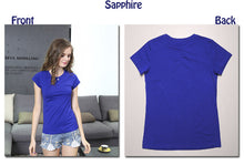 High Quality 18 Color S-3XL Plain T Shirt Women Cotton Elastic Basic T-shirts Female Casual Tops Short Sleeve T-shirt Women 002
women