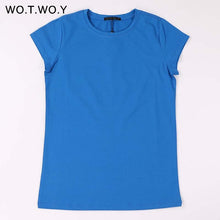 High Quality 18 Color S-3XL Plain T Shirt Women Cotton Elastic Basic T-shirts Female Casual Tops Short Sleeve T-shirt Women 002
women