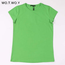 High Quality 18 Color S-3XL Plain T Shirt Women Cotton Elastic Basic T-shirts Female Casual Tops Short Sleeve T-shirt Women 002
women
