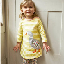 Girls Dresses Long Sleeve 2017 Spring Brand Kids Dress for Girls Clothes Robe Enfant Animal Appliques Princess Costumes Children
kids