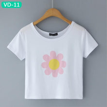 TRERONINAE crop top women 2017 summer short t shirt cotton camiseta female o-neck sexy loose blusas short sleeve tees shirt
women