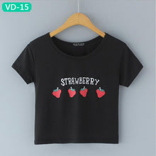 TRERONINAE crop top women 2017 summer short t shirt cotton camiseta female o-neck sexy loose blusas short sleeve tees shirt
women