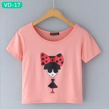 TRERONINAE crop top women 2017 summer short t shirt cotton camiseta female o-neck sexy loose blusas short sleeve tees shirt
women