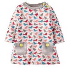 Girls Dresses Long Sleeve 2017 Spring Brand Kids Dress for Girls Clothes Robe Enfant Animal Appliques Princess Costumes Children
kids
