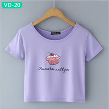 TRERONINAE crop top women 2017 summer short t shirt cotton camiseta female o-neck sexy loose blusas short sleeve tees shirt
women