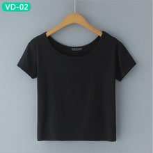 TRERONINAE crop top women 2017 summer short t shirt cotton camiseta female o-neck sexy loose blusas short sleeve tees shirt
women