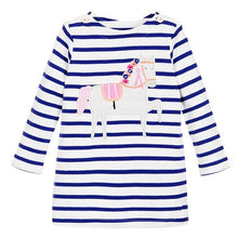 Girls Dresses Long Sleeve 2017 Spring Brand Kids Dress for Girls Clothes Robe Enfant Animal Appliques Princess Costumes Children
kids