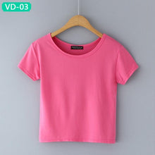TRERONINAE crop top women 2017 summer short t shirt cotton camiseta female o-neck sexy loose blusas short sleeve tees shirt
women