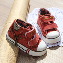 2016 Canvas Children Shoes Boys Sneakers Brand Kids Shoes for Girls Baby Jeans Denim Flat Boots toddler shoes  YS660-kids