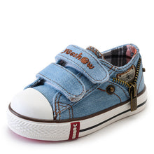 2016 Canvas Children Shoes Boys Sneakers Brand Kids Shoes for Girls Baby Jeans Denim Flat Boots toddler shoes  YS660-kids