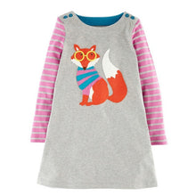 Girls Dresses Long Sleeve 2017 Spring Brand Kids Dress for Girls Clothes Robe Enfant Animal Appliques Princess Costumes Children
kids