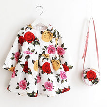 Girls Dress Kinderkleding Meisjes 2017 Spring Brand Children Costume for Kids Dresses Clothes Character Princess Dress with Bag
kids
