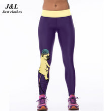 J&L Hot Sales! 3D Print Sporting Leggings Women Skull Girl Birds Printed Fitness Leggings 22 Styles Workout Clothes For Women