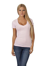 Hollywood Star Fashion Women's Deep V-Neck Short-Sleeve Shirt
women