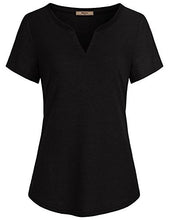 Miusey Womens Short Sleeve V Neck Casual Tunic Shirt
WOMEN