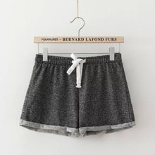 Tangada Fashion 2017 Summer Women Shorts Elastic Waist Tunic Drawstring Elegant Beach Pocket Cuffs Casual Brand Shorts Female
women