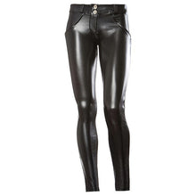 Women Sexy Push Up Leather Leggings Elastic Sports Pants Fitness Yoga Pants Running Tights Waterproof Sportswear Sport Clothing
women