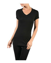 Hollywood Star Fashion Women's Deep V-Neck Short-Sleeve Shirt
women