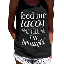Women Tank Tops, kaifongfu Letter Print Sleeveless Tank Crop Tops Vest
women
