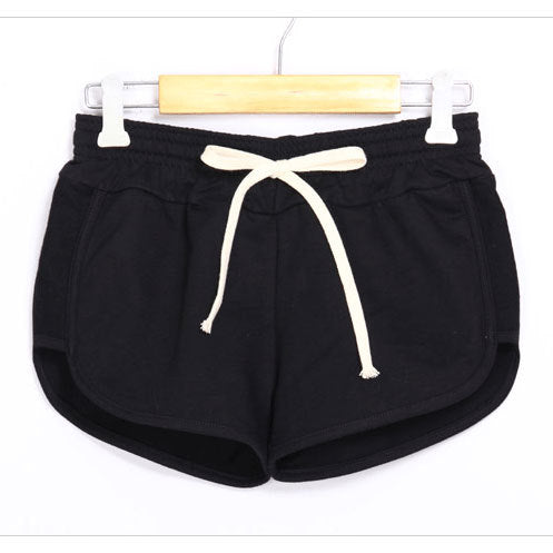SAGUARO Shorts Women Summer 2017 Fashion Elastic Waist Soft Cotton Short Feminino Casual Fitness Workout Plus Size Short Pants
women