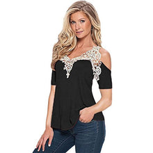 HANYI Elegant Shirt Lady Girls Summer Beach Fashion Sexy Print Lace Blouse Tops
women