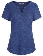Miusey Womens Short Sleeve V Neck Casual Tunic Shirt
WOMEN