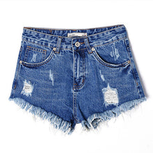 Hot sale / 2017 New Fashion women's jeans Summer Mid Waist  Denim Shorts Casual women Jeans Shorts Hole Shorts Hot Plus Size
women