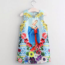 2017 Brand New Girl Princess Dress Girls Dresses Kids Clothes Graffiti Print Design Kids Dresses for Girls 3-8Y Clothes
kids