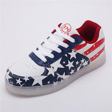Yeafey USB Krasovki Luminous Sneakers Woman Mens Fashion Illuminated Glowing Sneakers Children Shoes with Light Female Shoes-kids