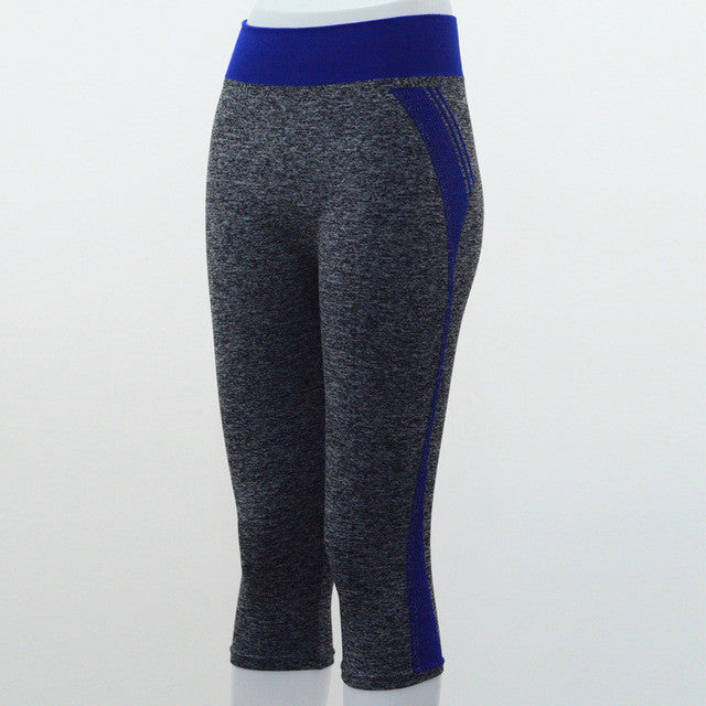 VEQKING High Waist Stretched Women Sport Pants Super Elastic Gym Fitness Running Tights Breathable Quick Dry Yoga Leggings-Women