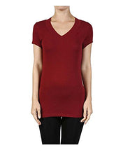 Hollywood Star Fashion Women's Deep V-Neck Short-Sleeve Shirt
women