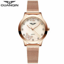 montre femme GUANQIN 2017 Women Dress Watches Women's Fashion Top Brand Stainless Steel Bracelet Quartz Watch relogio feminino-Women