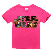 CHUNJIAN hot selling new summer short sleeve cotton t shirts boys star war cartoon teenage big children t-shirt kids tops
kids