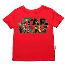 CHUNJIAN hot selling new summer short sleeve cotton t shirts boys star war cartoon teenage big children t-shirt kids tops
kids