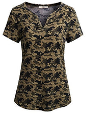 Miusey Womens Short Sleeve V Neck Casual Tunic Shirt
WOMEN