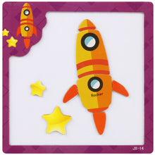 montessori Wooden Toys for Children 3D Magnetic Puzzles Tiger/Bear/Frog Cartoon Animals kids toys Tangram Child christmas Gift
kids
