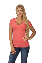 Hollywood Star Fashion Women's Deep V-Neck Short-Sleeve Shirt
women