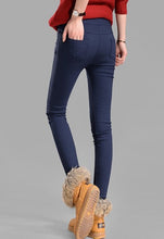New Fashion 2017 Spring and Summer Plus Size Women's Clothing 3XL White Pencil Pants Ladies Cotton High Waist Elastic Trousers
women