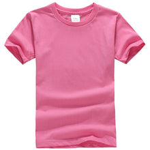 2017 popular short-sleeved boy T-shirt 100% cotton children T-shirt 13 colors wild solid color Summer boys and girls Clothes
kids